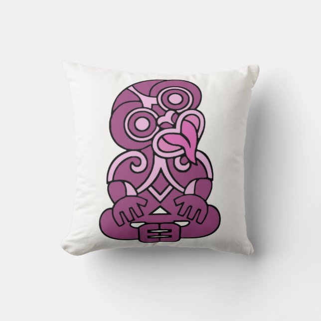Maori Hei Tiki Kudde (Framsida)