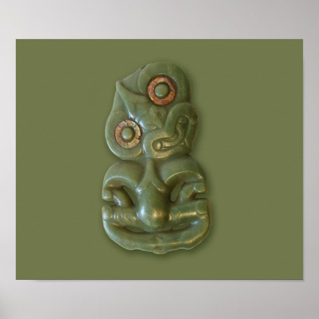 Maori Hei-Tiki Poster (Framsidan)