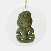Maori Hei-Tiki prydnad
