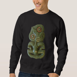 Maori Hei-Tiki tröja Lång Ärmad Tröja