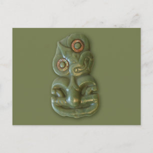 Maori Hei-Tiki vykort