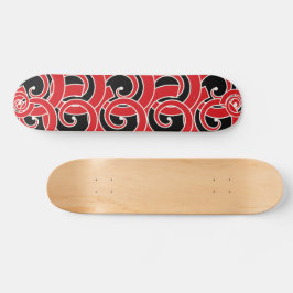 Maori Inspired Spiral Mini Skateboard Bräda 18,5 Cm