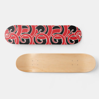 Maori Inspired Spiral Mini Skateboard Bräda 18,5 Cm