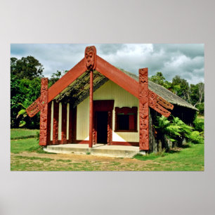 Maori konsthantverk institut, Rotorua Poster