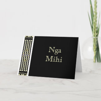 MAORI-KORT: Nga mihi-hälsningskort Kort