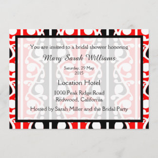 Maori Kowhaiwhai Inbjudningskort för möhippan