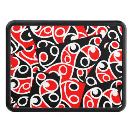 Maori Kowhaiwhai Layered Mönster Skydd För Dragkrok