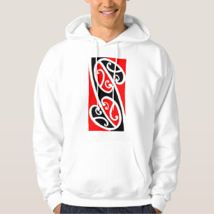 Maori Kowhaiwhai mönster 2 Sweatshirt Med Luva