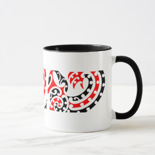 Maori Kowhaiwhai mönster 4 - mugg