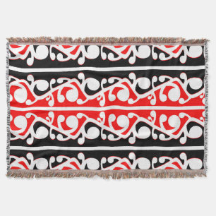 Maori Kowhaiwhai Tribal Mönster Mysfilt