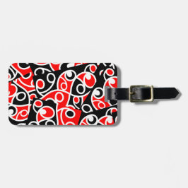 Maori Kowhaiwhai Tribal Nya Zeeland Bagagebricka