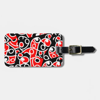 Maori Kowhaiwhai Tribal Nya Zeeland Bagagebricka