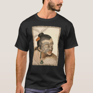 Maori krigare om 1784 tee shirt