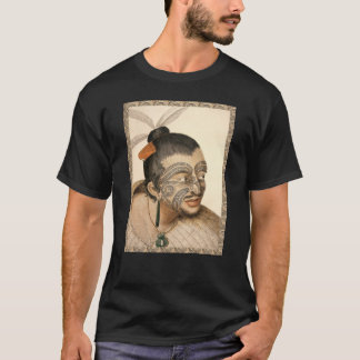 Maori krigare om 1784 tee shirt