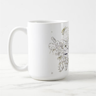 Maori-kulturen inspirerad av kaffe mugg, Nya Zeela Kaffemugg