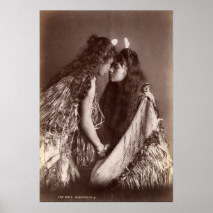 Maori kvinnor som är nyazeeländska poster