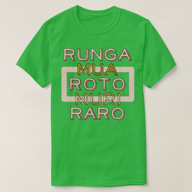 Maori Language Te Reo T Shirt (Design framsida)