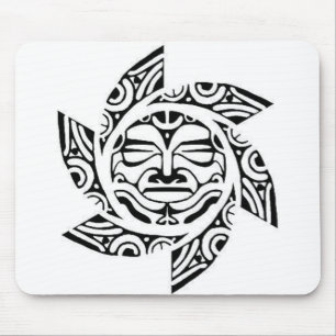 Maori maskera musmatta
