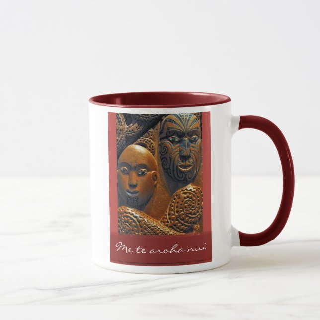 Maori "mig Te Aroha Nui" mugg (Höger)