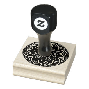 maori mönster boll frimärke stämpel