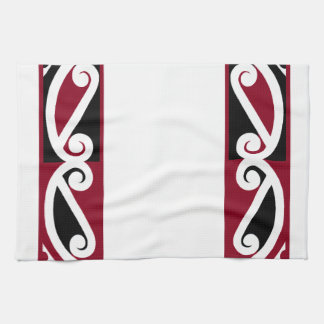 Maori Mönster Koru Kökshandduk