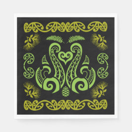 Māori New Zealand Art Pappersservett