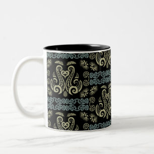 Māori New Zealand Art Två-Tonad Mugg