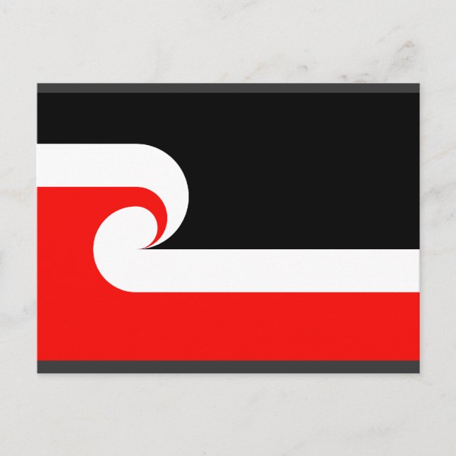 Maori, Nya Zeeland Vykort (Framsida)
