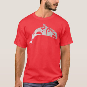 Maori Orca Killer Whale Tribal Tattoo Gift Idea T Shirt