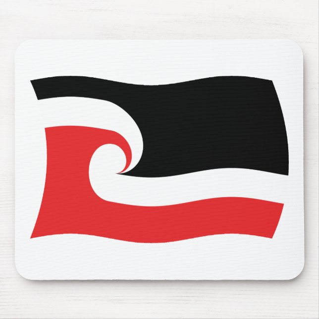 Maori People Flagga Mousepad Musmatta (Framsidan)