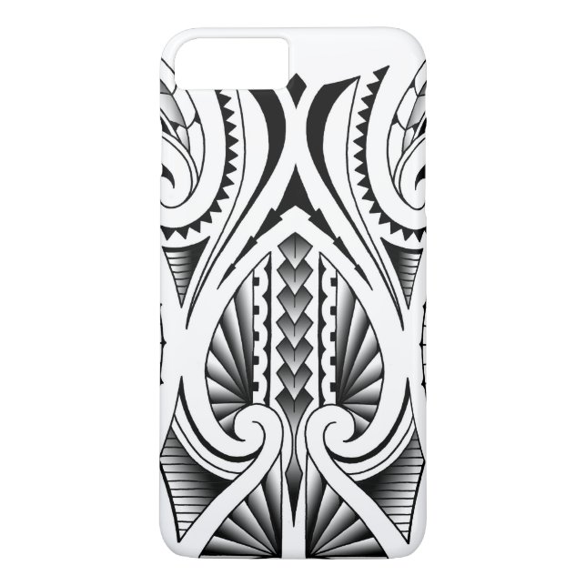 Maori/Polynesian stam- tatueringmönster Case-Mate iPhone Skal (Baksida)