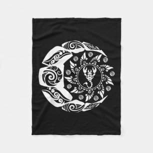 Maori Polynesian Tattoo Scorpion Scorpion Zodiac S Fleecefilt