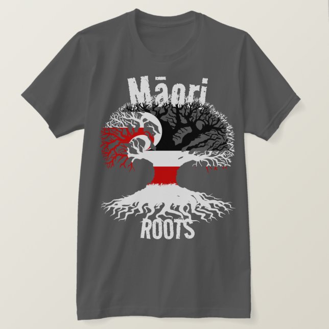 Māori ROOTS T Shirt (Design framsida)