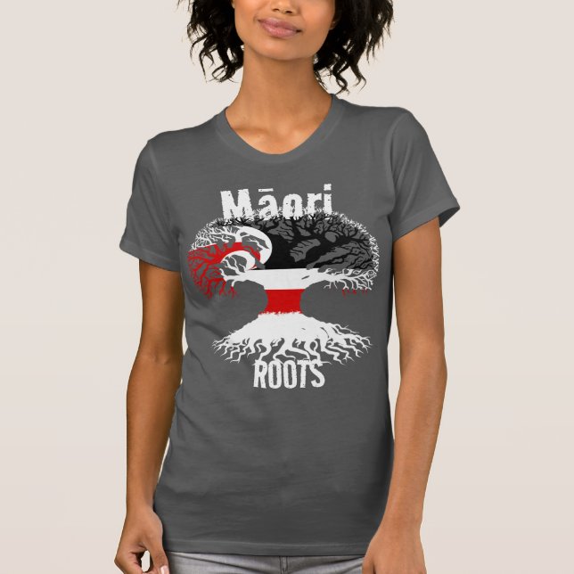 Māori ROOTS T Shirt (Framsida)