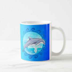 Maori sol för delfin kaffemugg