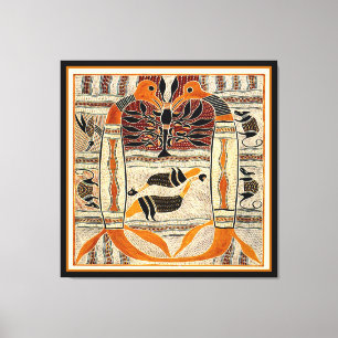 Maori-stammens djurspriter canvastryck
