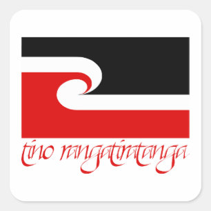Maori Suveränitet Fyrkantigt Klistermärke