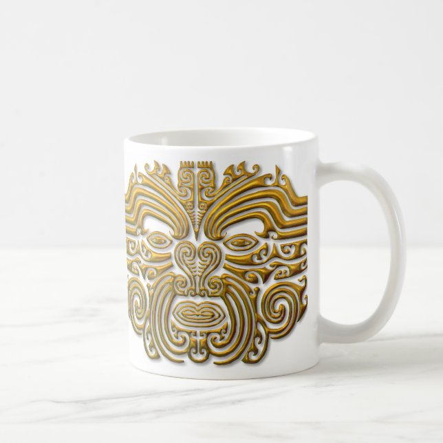 Maori Tatto - Guld Kaffemugg (Höger)