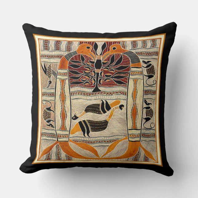 Maori Tribal Animal Spirits Kudde (Framsida)