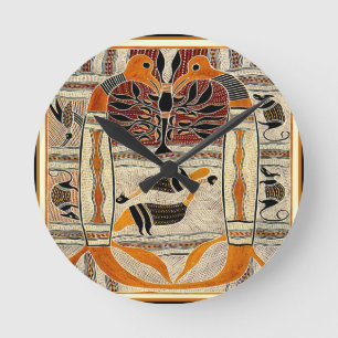 Maori Tribal Animal Spirits Rund Klocka