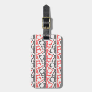 Maori Tribal Distress Mönster Bagagebricka