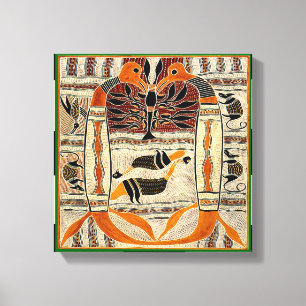 Maori Tribal Folklore Canvastryck