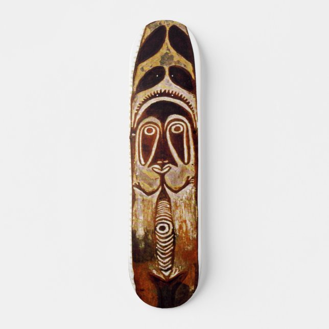 Maori Tribal Shield Skateboard (Framsida)