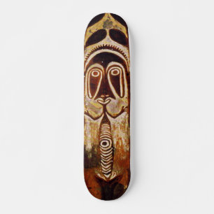 Maori Tribal Shield Skateboard Bräda 19,5 Cm