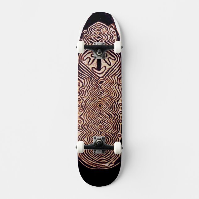 Maori Tribal VooDoo Skateboard Bräda 21,5 Cm (Framsida)