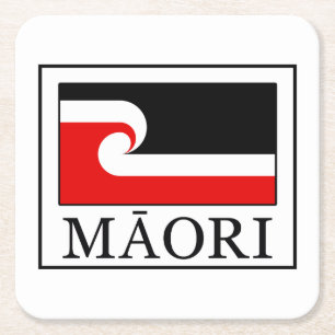 Maori Underlägg Papper Kvadrat