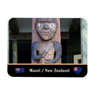 Maori Warrior & Ingenurus Tribes/Nya Zeeland Magnet