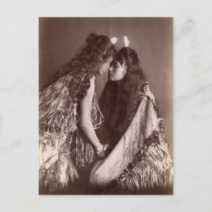 Maori Women, Nya Zeeland Vykort