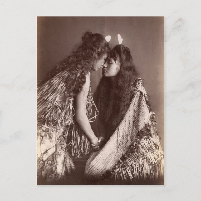 Maori Women, Nya Zeeland Vykort (Framsida)