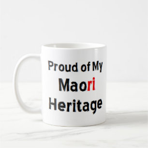 maoriskt kulturarvskaffe kopp